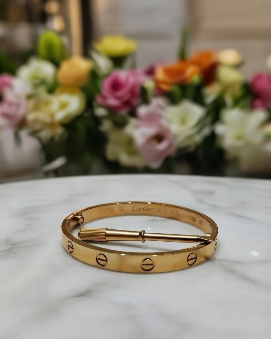 Crystal Gold Bangle