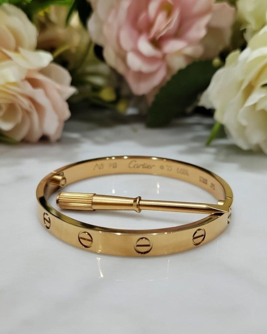 Crystal Gold Bangle