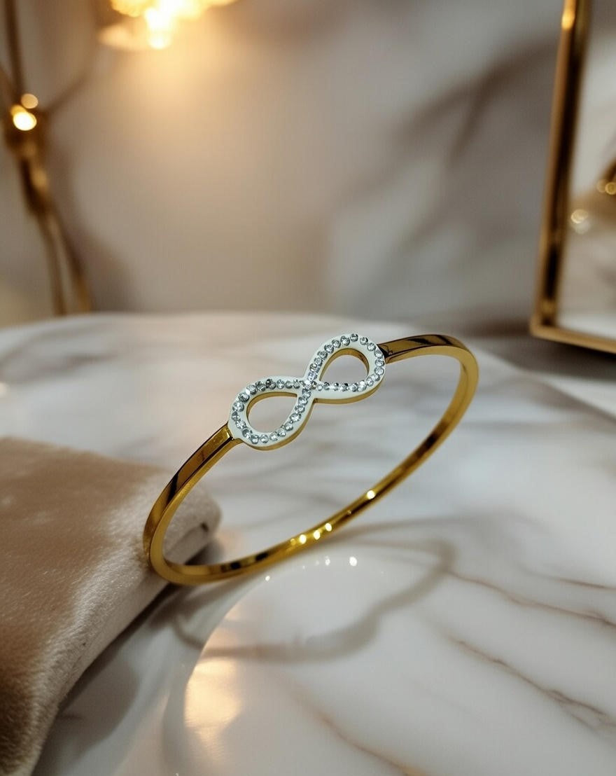 Infinity Symbol Bangle Bracelet