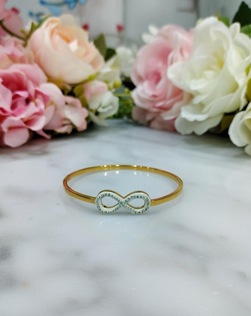 Infinity Symbol Bangle Bracelet