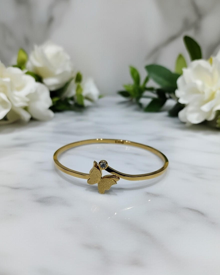 Butterfly Bangle Bracelet