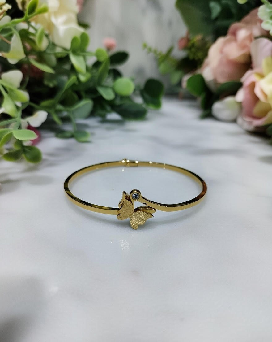 Butterfly Bangle Bracelet